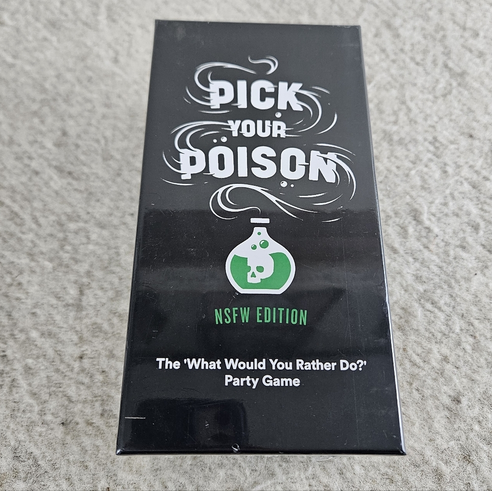 (NEW) Pick Your Poison Party Game - NSFW Edition - SEALED